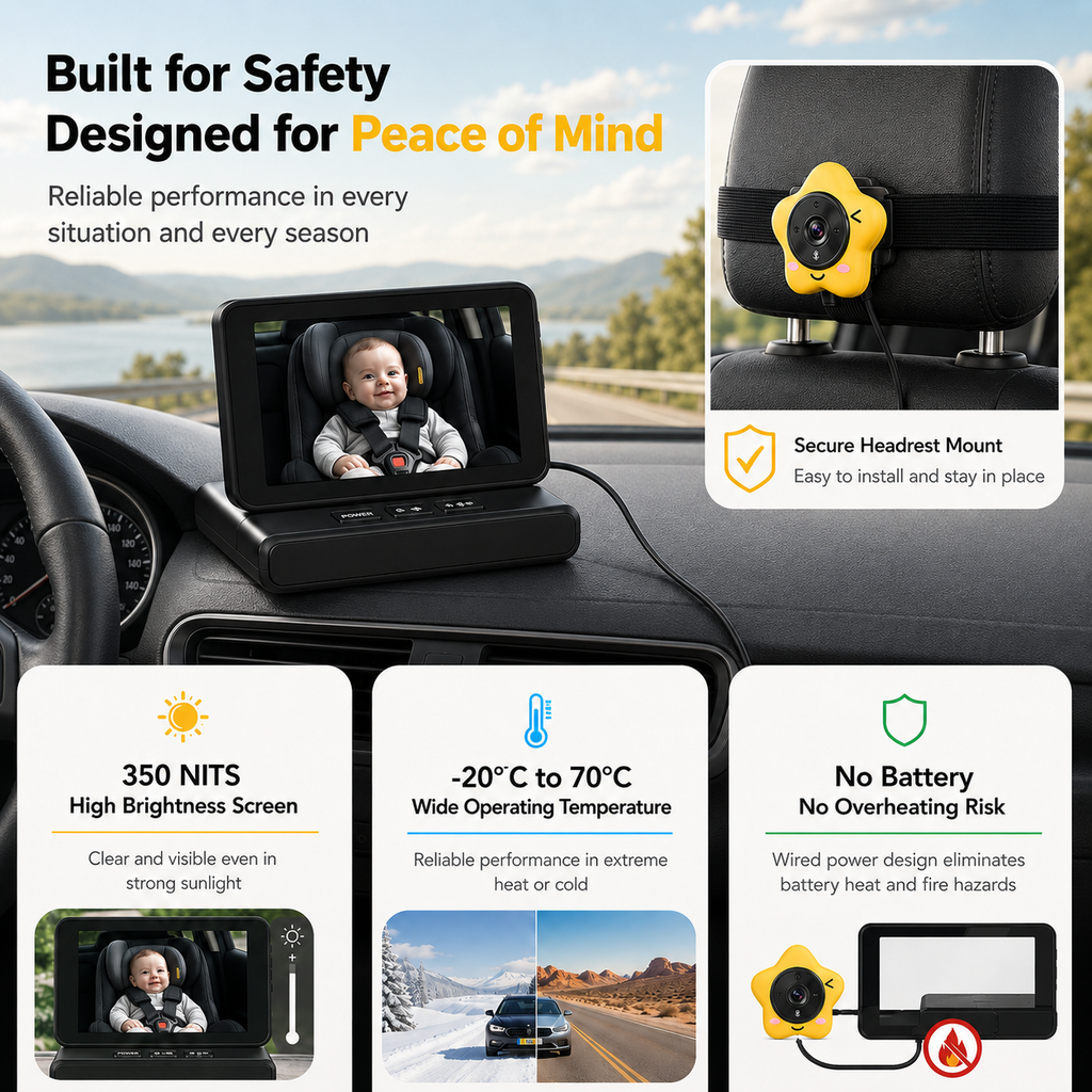 Baby car camera